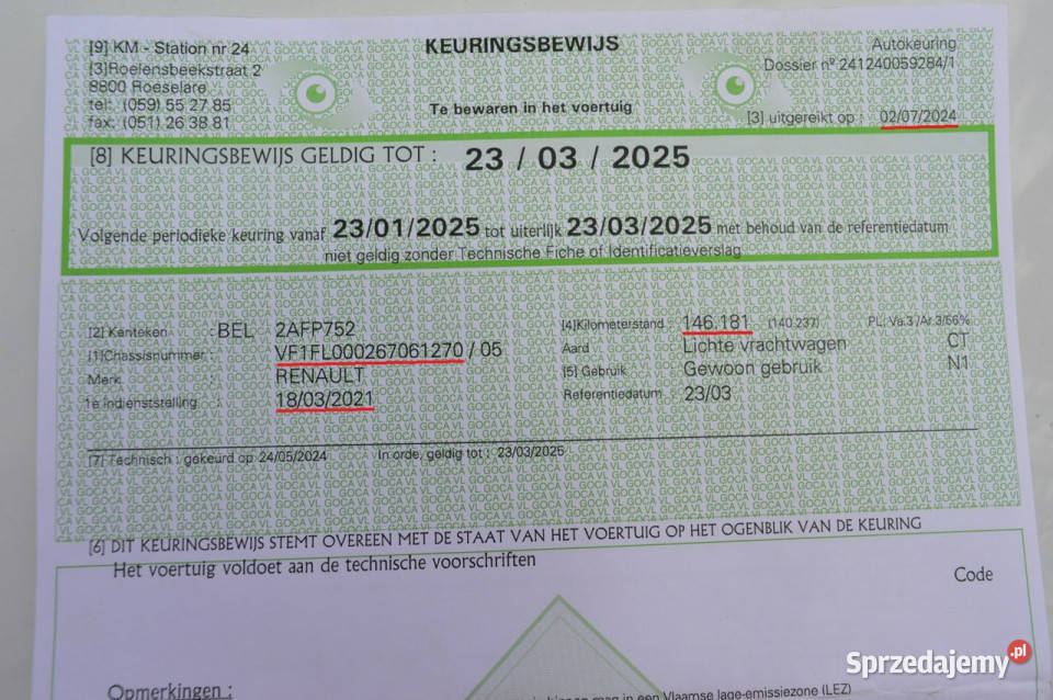 Renault Trafic 20dci Automat LONG 6osobób Full Hrubieszów