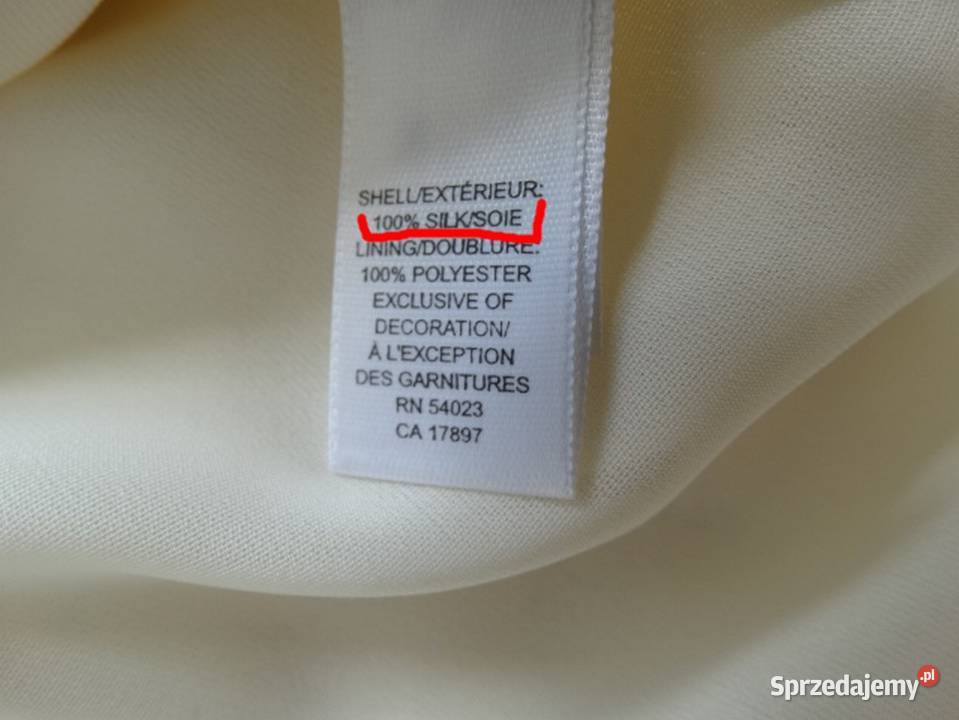 Bluzka Jedwabna 100 Jedwab Wieczorowa Zdobiona sprzedam