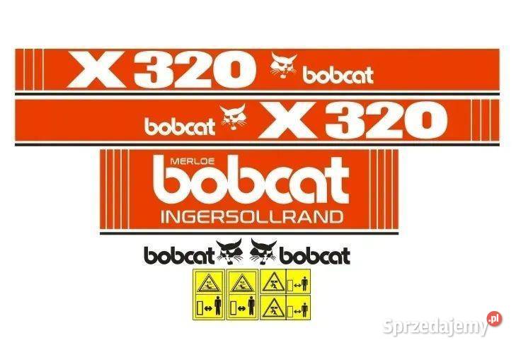 Naklejki oklejenie BOBCAT X320 Zamiennik Janików