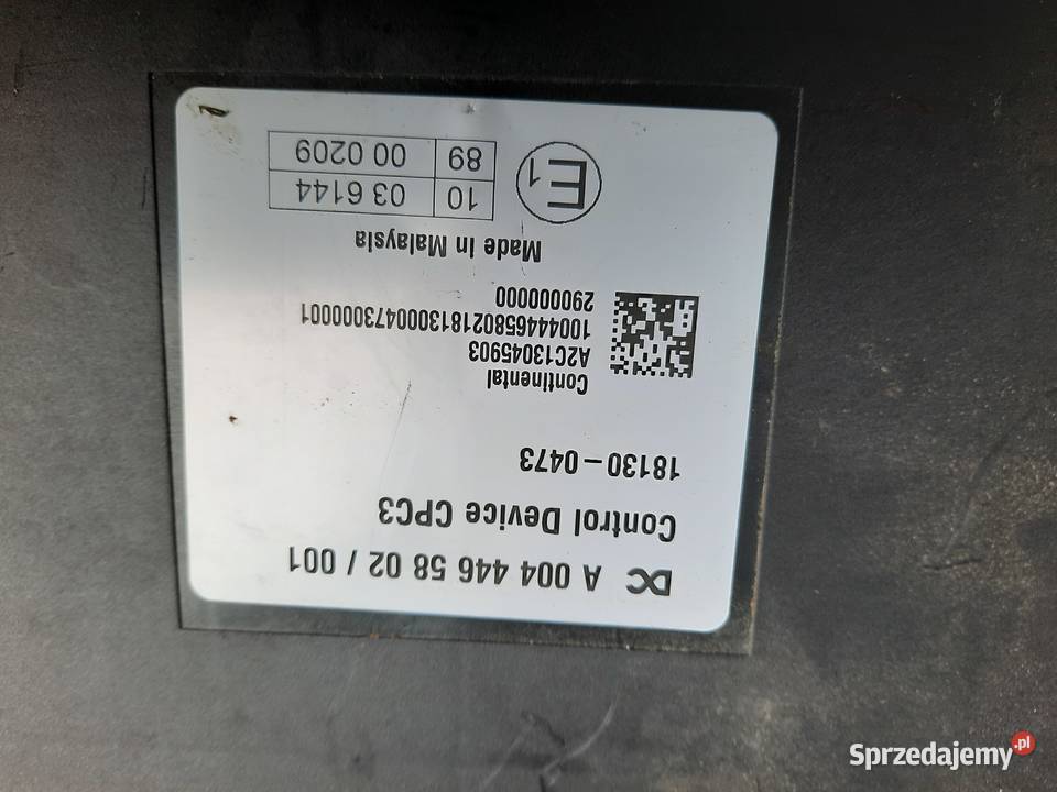 Komputer sterownik Actros MP4 CPC3 0044465802 Układ elektryczny