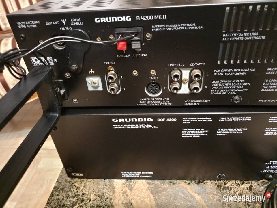 Amplituner i Deck Magnetofon dwukaratowy GRUNDIG