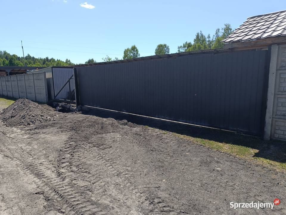 Brama wjazdowa metalowa odsuwana 85 metra Skarżysko-Kamienna