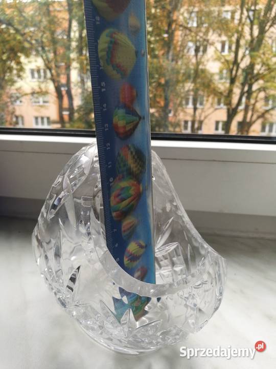 Kryształowy koszyczek prl Choszczno