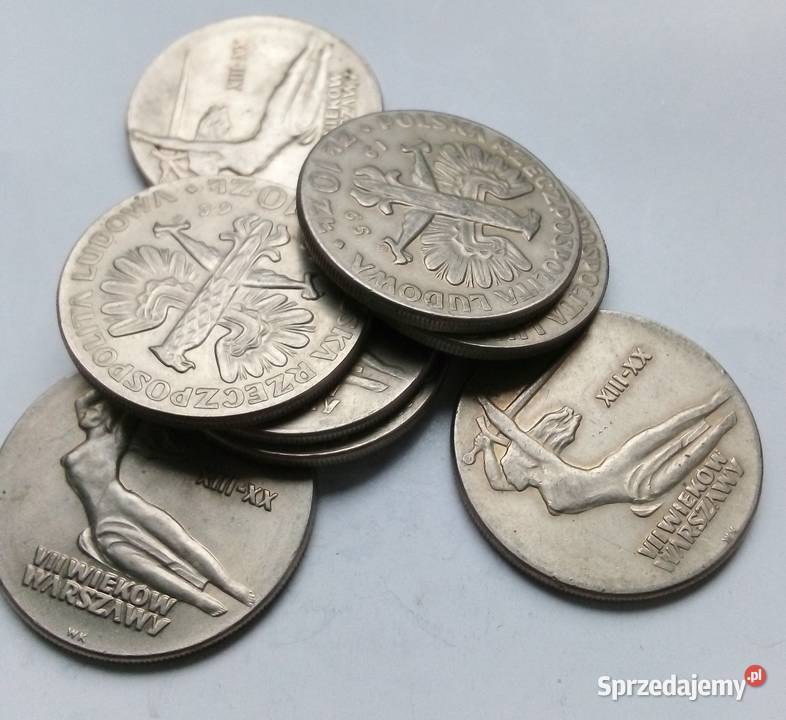 POLSKA10 CuNiWARSZAWSKA NIKIE8 SZTUK mazowieckie Legionowo