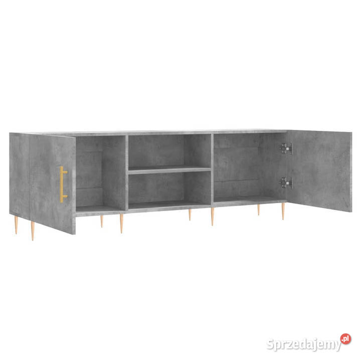 Szafka pod TV szarość betonu 150x30x50 WM829088 RTV
