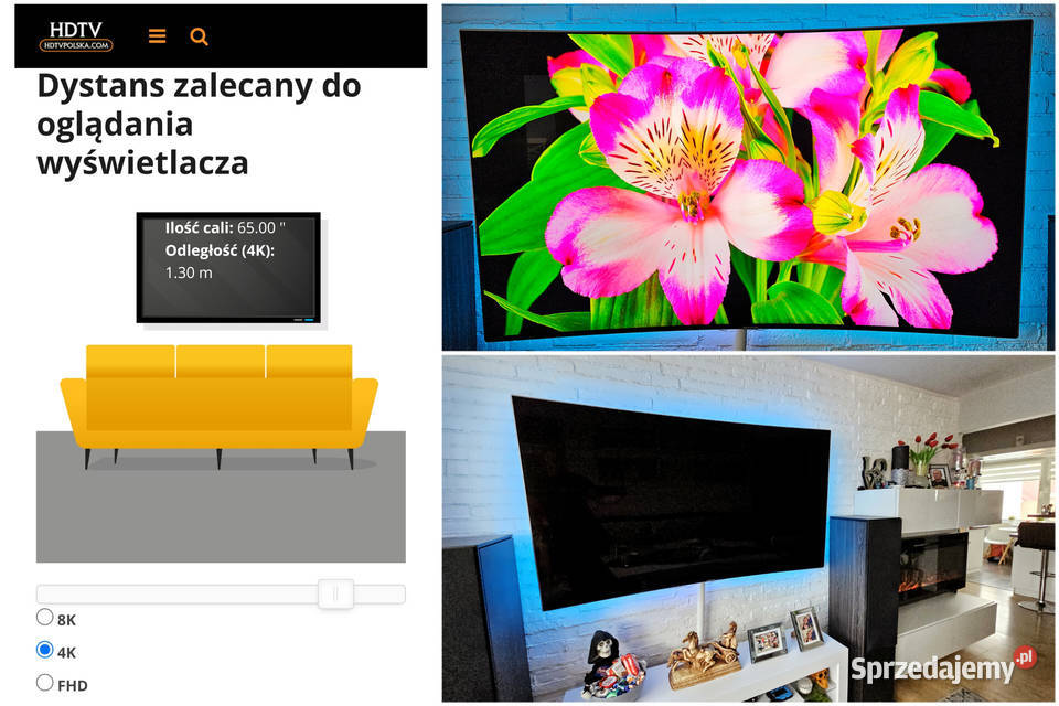 Telewizor Samsung 65 Premium UHD 4K Smart TV Telewizory Barlinek