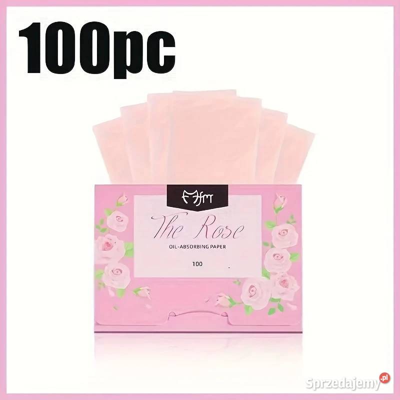 Bibułki Do Twarzy Pochłaniające Sebum 100 Różane Unisex Pozostałe Płock