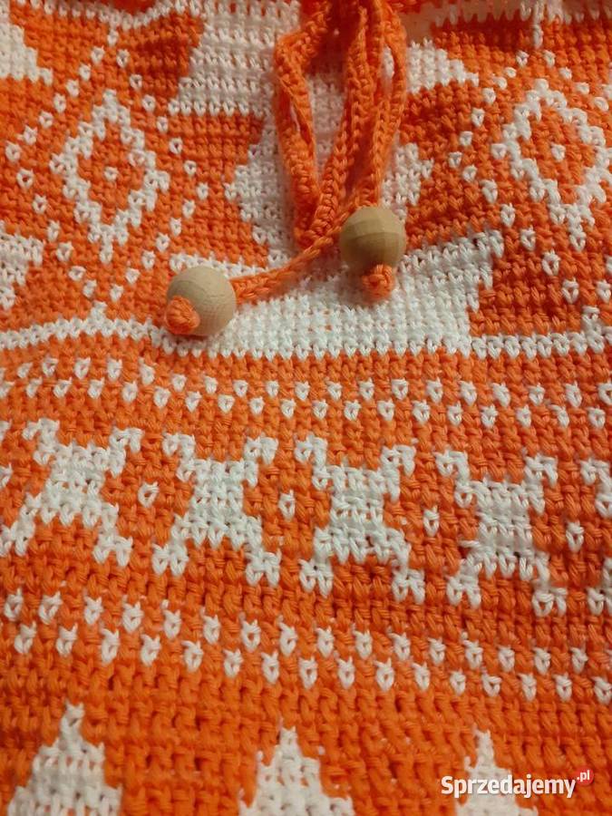 Torbaworek w kolorze białokoralowym Łódź