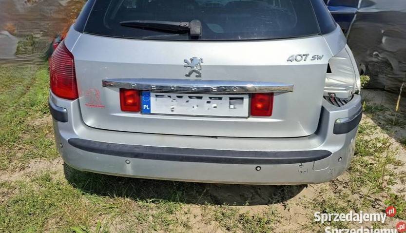 Zderzak Tył Peugeot 407 Kombi Wisznice