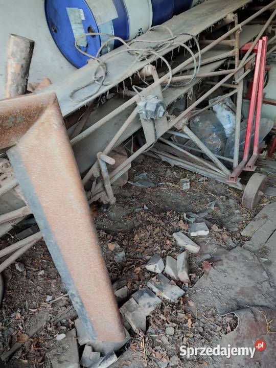 Przenośnik taśmowy 6m szerokość taśmy 50 stan Orchowo sprzedam