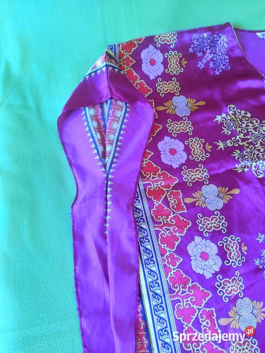 Sukienka letnia boho atłasowa Rozmiar 44(XXL) Myszków