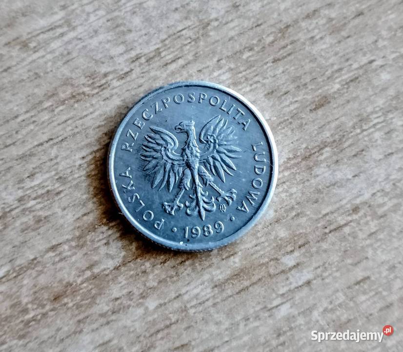 MONETA 2 z PRL 1989 kolekcjonerska numizmatyka Poznań