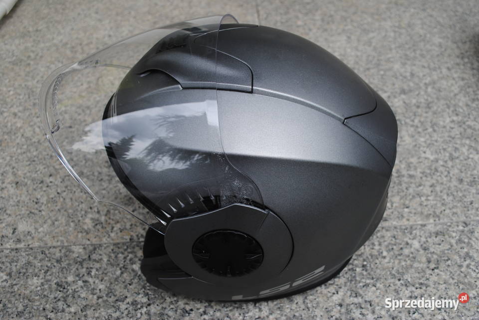 Kask motocyklowy LS2 Verso XL otwarty srebrny