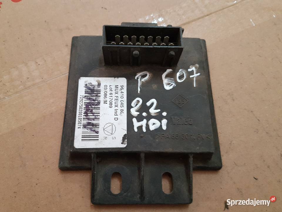 PEUGEOT 607 22 MODUL ZAPLONOWY STEROWNIK Turek