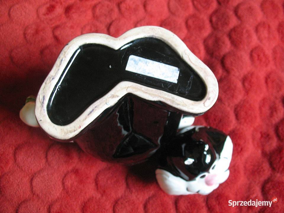 Dzbanek do kawy i herbaty ceramika 21 x 21 x 12 czarny Siedlce