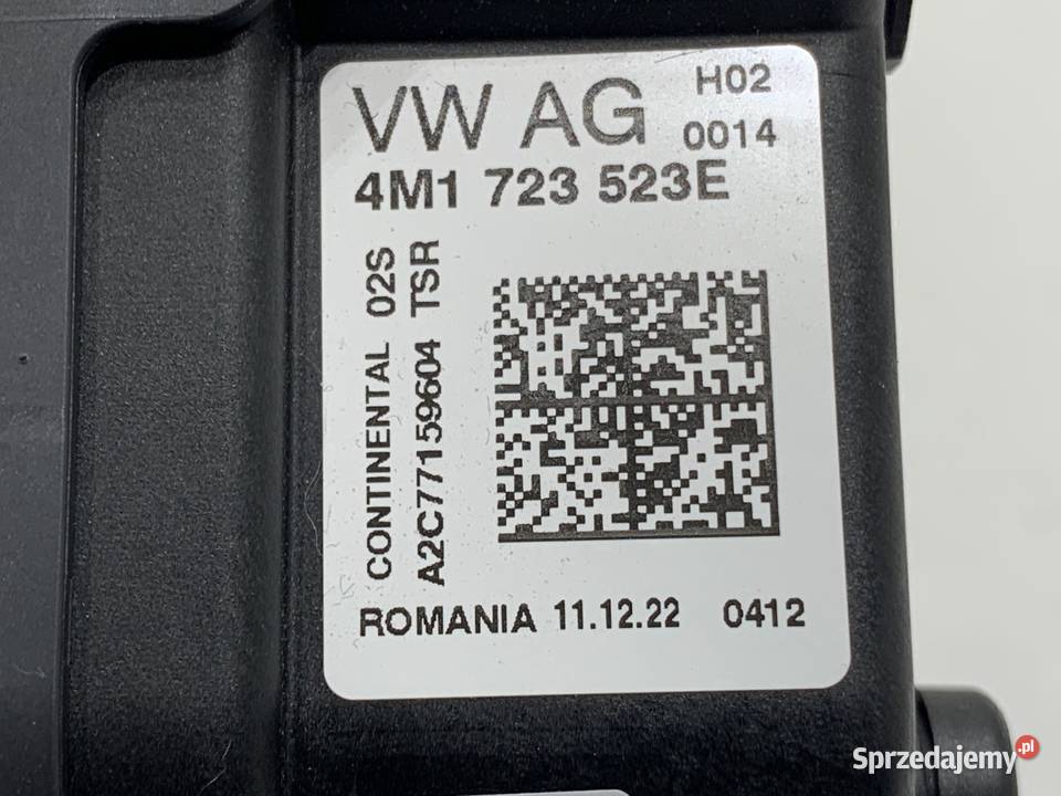 POTENCJOMETR GAZU AUDI A7 C8 4M1723523E 20 265 podkarpackie