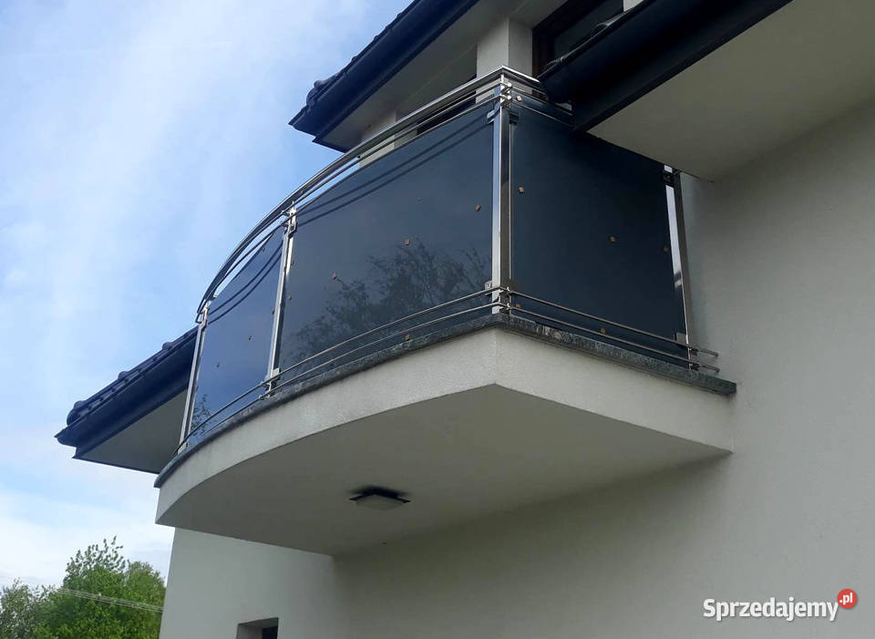 balustrady szklane barierki ze szkłem balkony Pozostałe Łuków