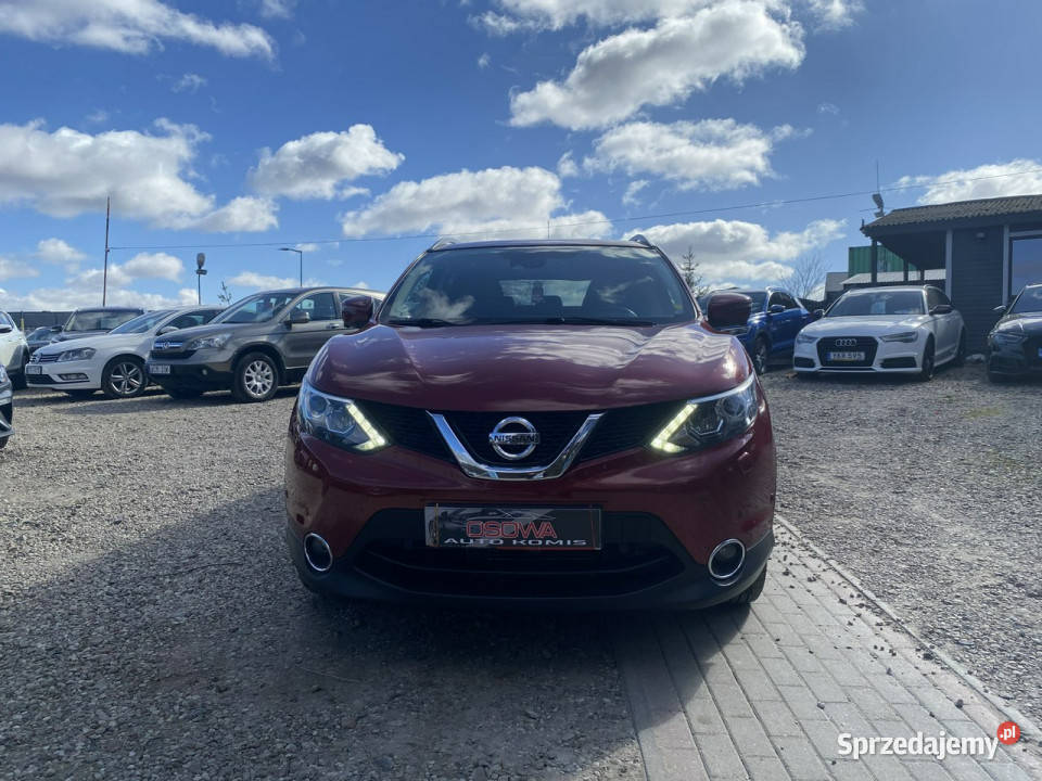 Nissan Qashqai 12 i turbo 115 Tekna skóry ledy czujnik zmierzchu pomorskie Gdańsk