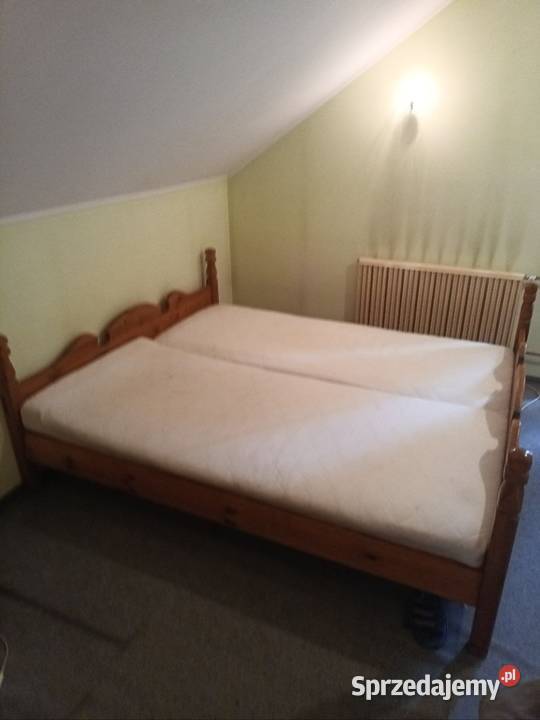 Sprzedam łóżko drewniane Łóżka Sucha Beskidzka