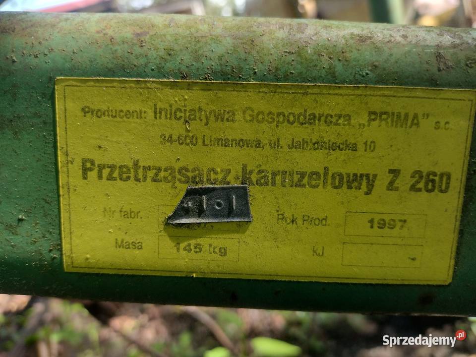 Pająk do siana przetrzasacz Krzeczów