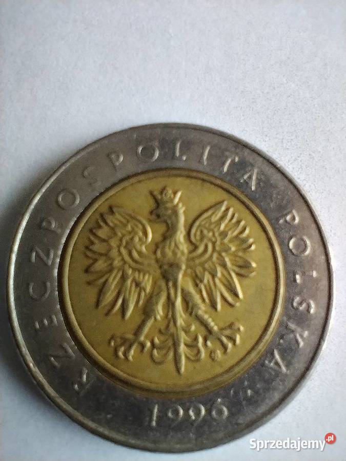 Moneta 5zl z 1996roku Skoczów