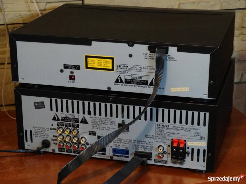 mocny wzmacniacz Aiwa MXZ3000 z korektorem i CD Audio sprzedam