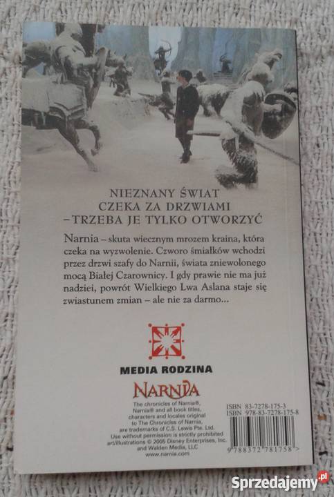 Opowieści z Narnii Lew Czarownica i stara szafa Białystok