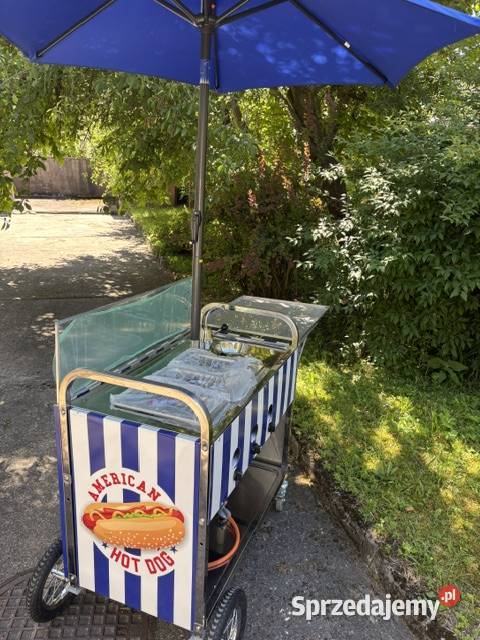 Wózek gastronomiczny do hot dog gazowy NOWY