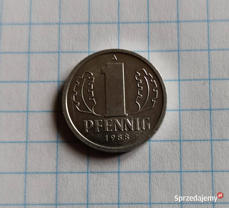 1 FENIG 1 PFENNIG 1988 NRD NIEMCY Piszczac