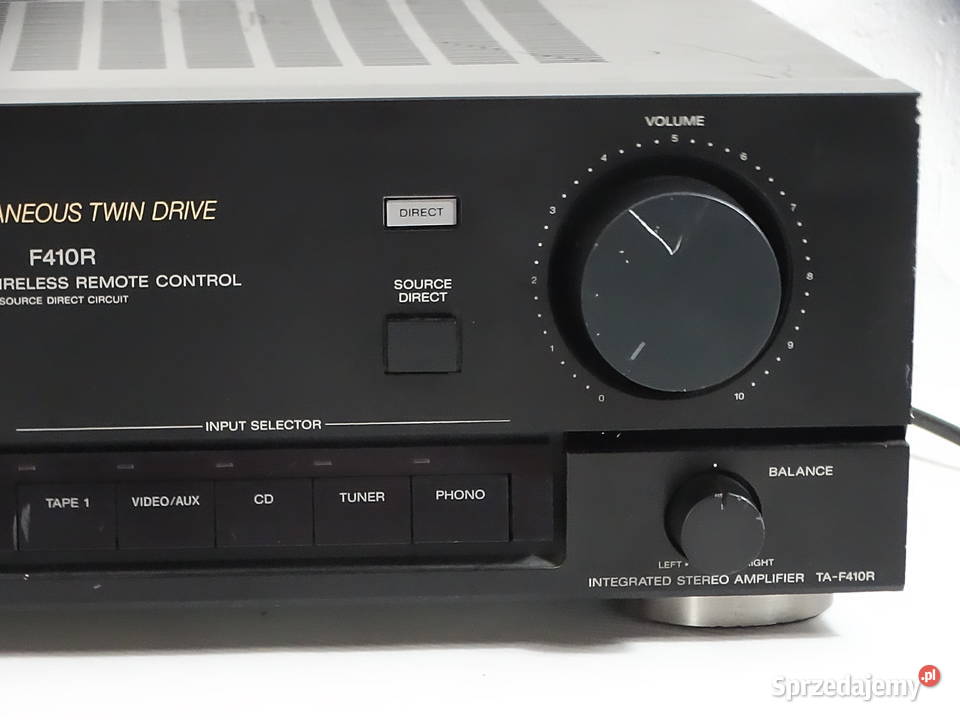 Wzmacniacz Stereo SONY TAF410R Made in Japan 100 Biłgoraj
