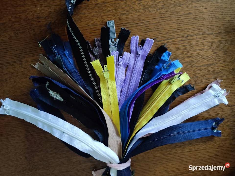 suwaki zamki błyskawiczne metalowe plastikowe Rękodzieło Kielce