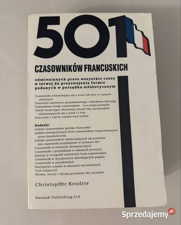 501 Czasowników Francuskich Christopher Kendris Pruszków sprzedam