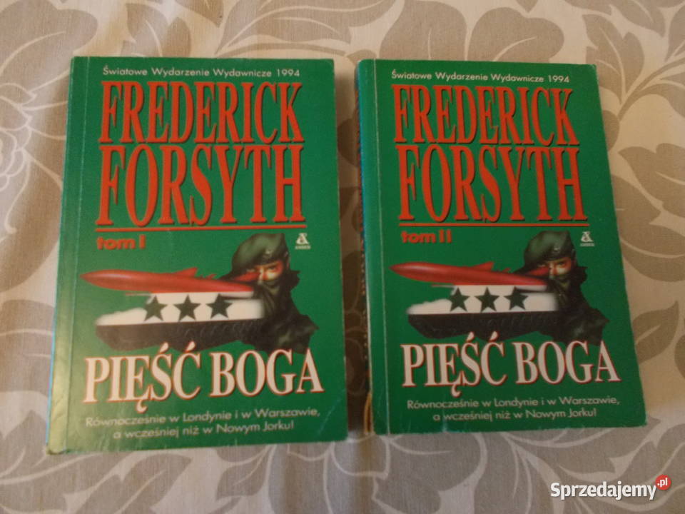 Frederick Forsyth Pięść Boga tom 1 i 2 Głubczyce