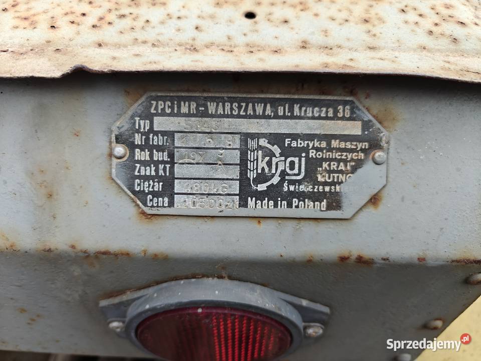 Siewnik zbożowy Poznaniak S043 Wawrowo sprzedam