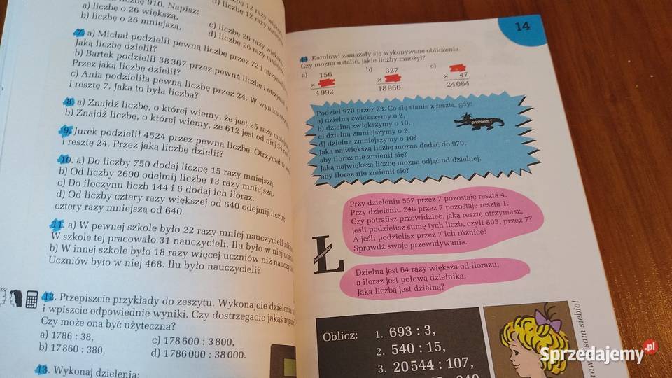 Matematyka 2001 podręcznik klasy 4 podstawowej Gdańsk sprzedam