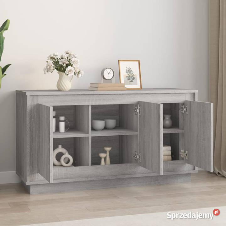 Szafka szary dąb sonoma 102x35x55 materiał Warszawa