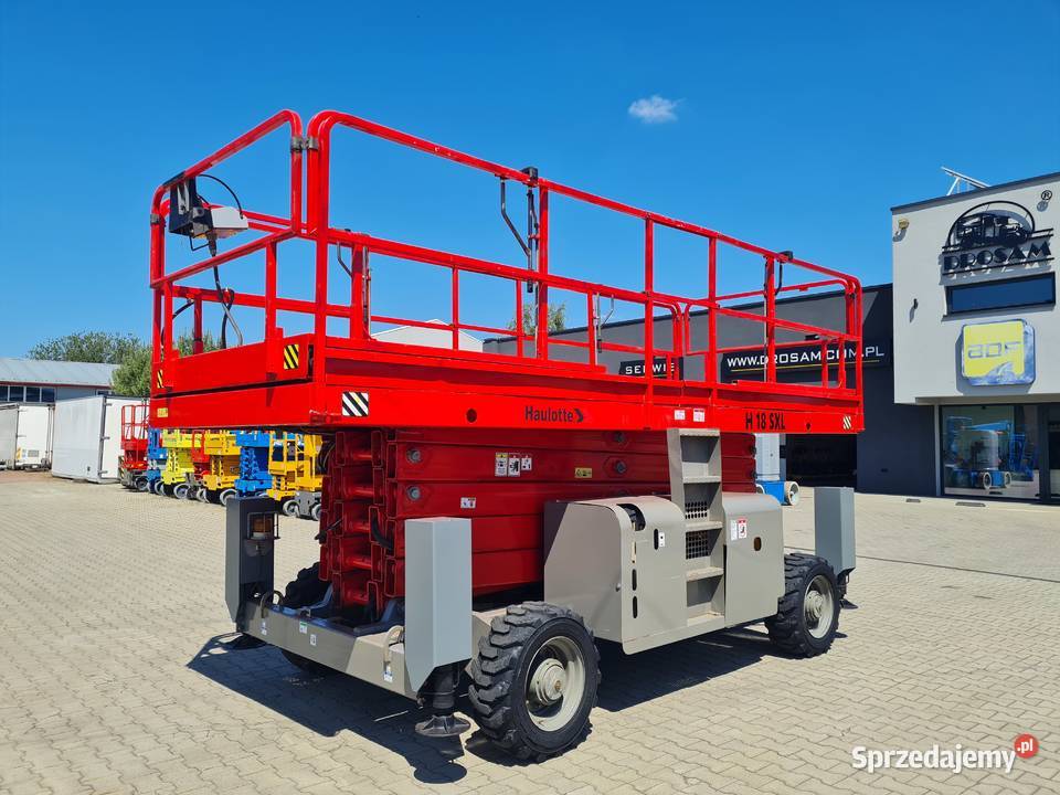 Podnośnik Haulotte H18 SXL wys robocza 18m 558h małopolskie Dąbrowa Tarnowska
