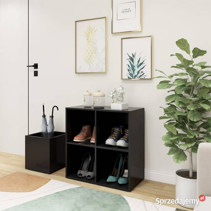 Szafka na buty szara 105x355x70 materiał