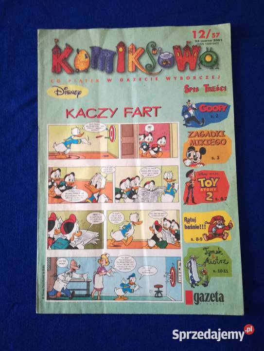 Komiksowo 1257 23032001 Kaczy Fart Gazeta Łódź