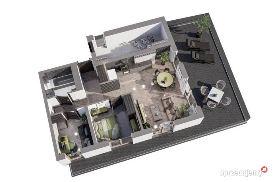 Penthouse Taras Widok na Beskidy Apartament Piętro 6 Bielsko-Biała