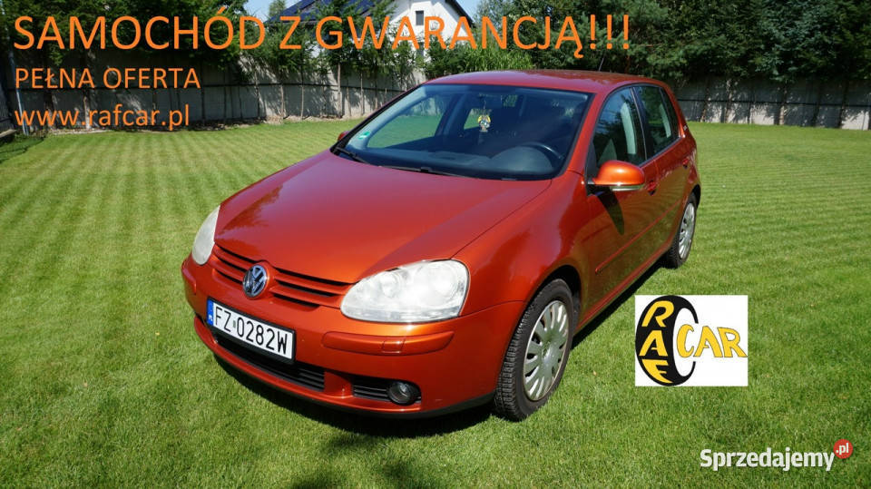 Volkswagen Golf super stan Gwarancja V 20032008 VAT marża Zielona Góra sprzedam