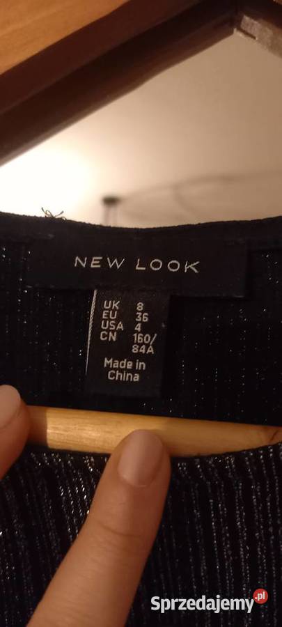 Sukienka sylwestrowa z długim rękawem szary/srebrny Warszawa