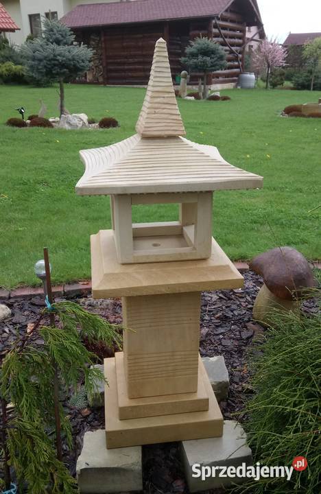 Lampa ogrodowa z piaskowca kamień naturalny Kamienna Góra