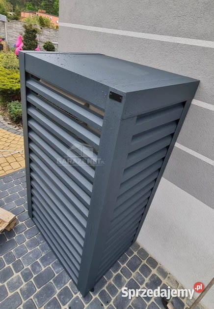 Osłona pompy ciepła 90x50x180 antracyt OP397