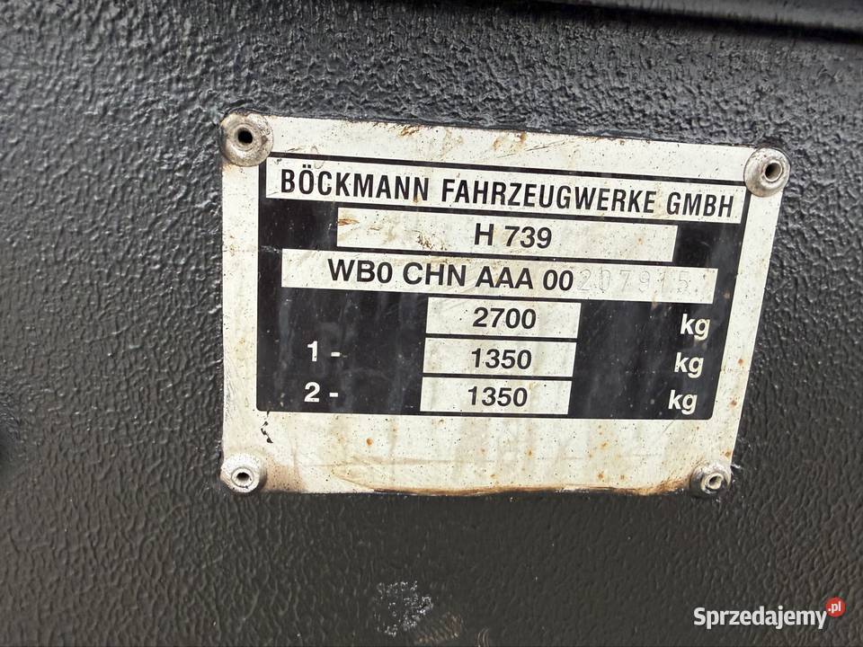 Boeckmann 27t pomorskie sprzedam