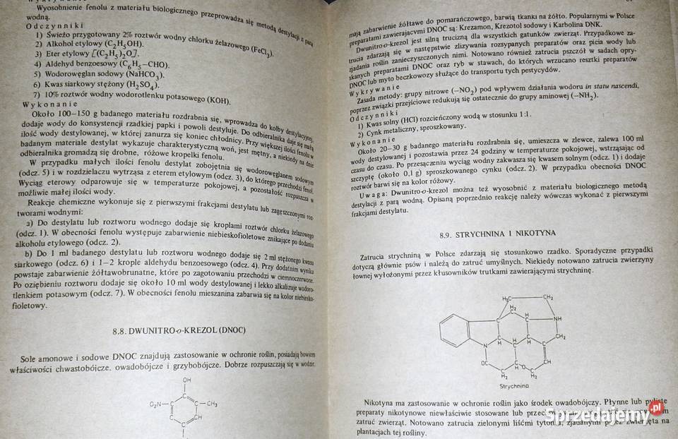 Ćwiczenia z toksykologii weterynaryjnej Zenon sprzedam