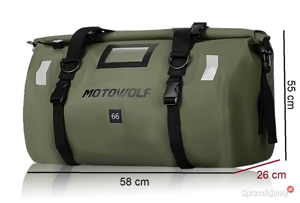 Rollbag Nieprzemakalna Torba Bagażowa 70L na Torby, plecaki i walizki Sieradz