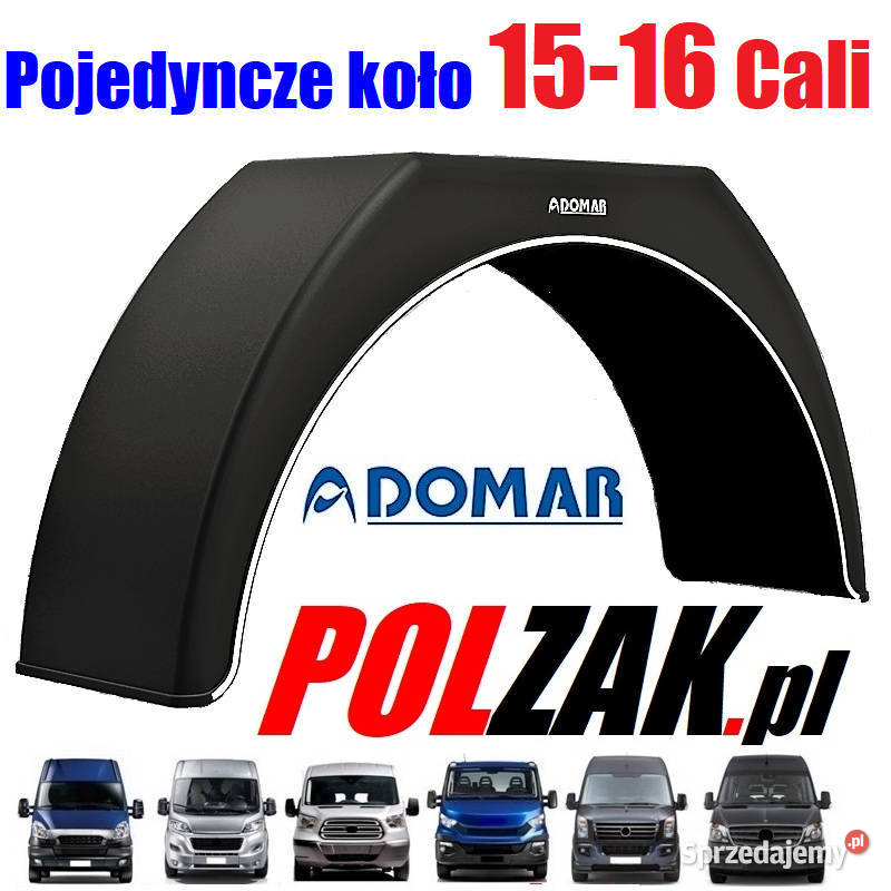 Błotnik tylny DOMAR 260x840 Fiat Ducato Boxer Rawa Mazowiecka