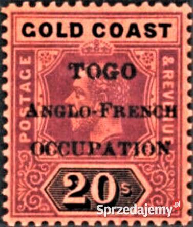TOGO 1916 SG H5820 szylingów RZADKI wysyłka Człuchów