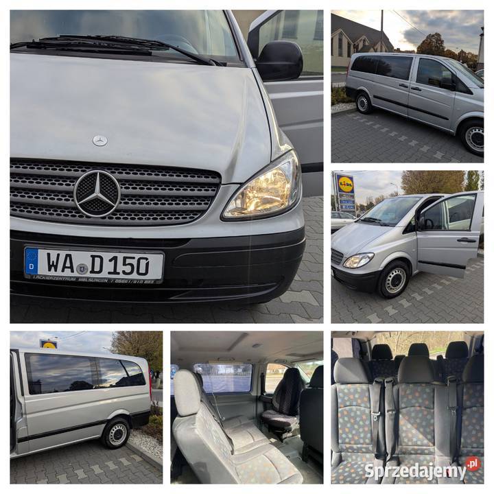 Mercedes Benz Vito W639 long Pasażer8 109KM Częstochowa sprzedam